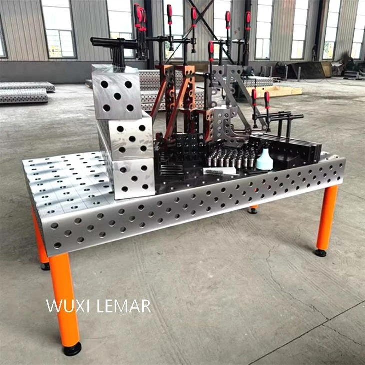 Portable 3D welding table